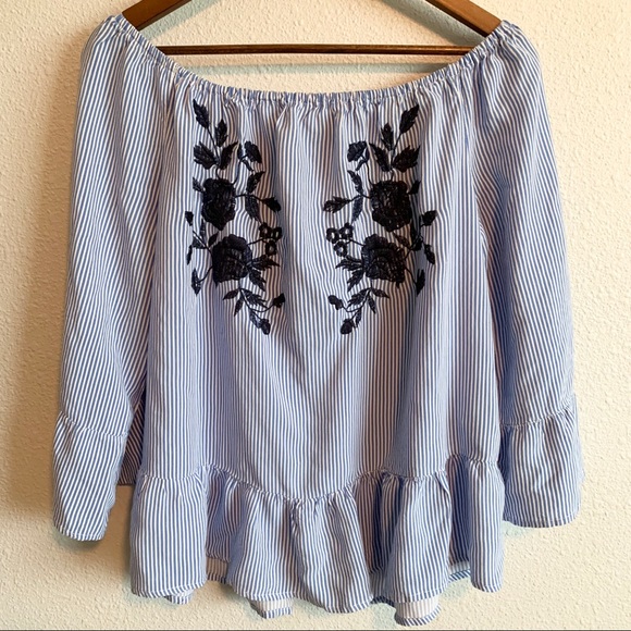 Unique Spectrum Tops - Unique Spectrum Women’s Blue Top XL